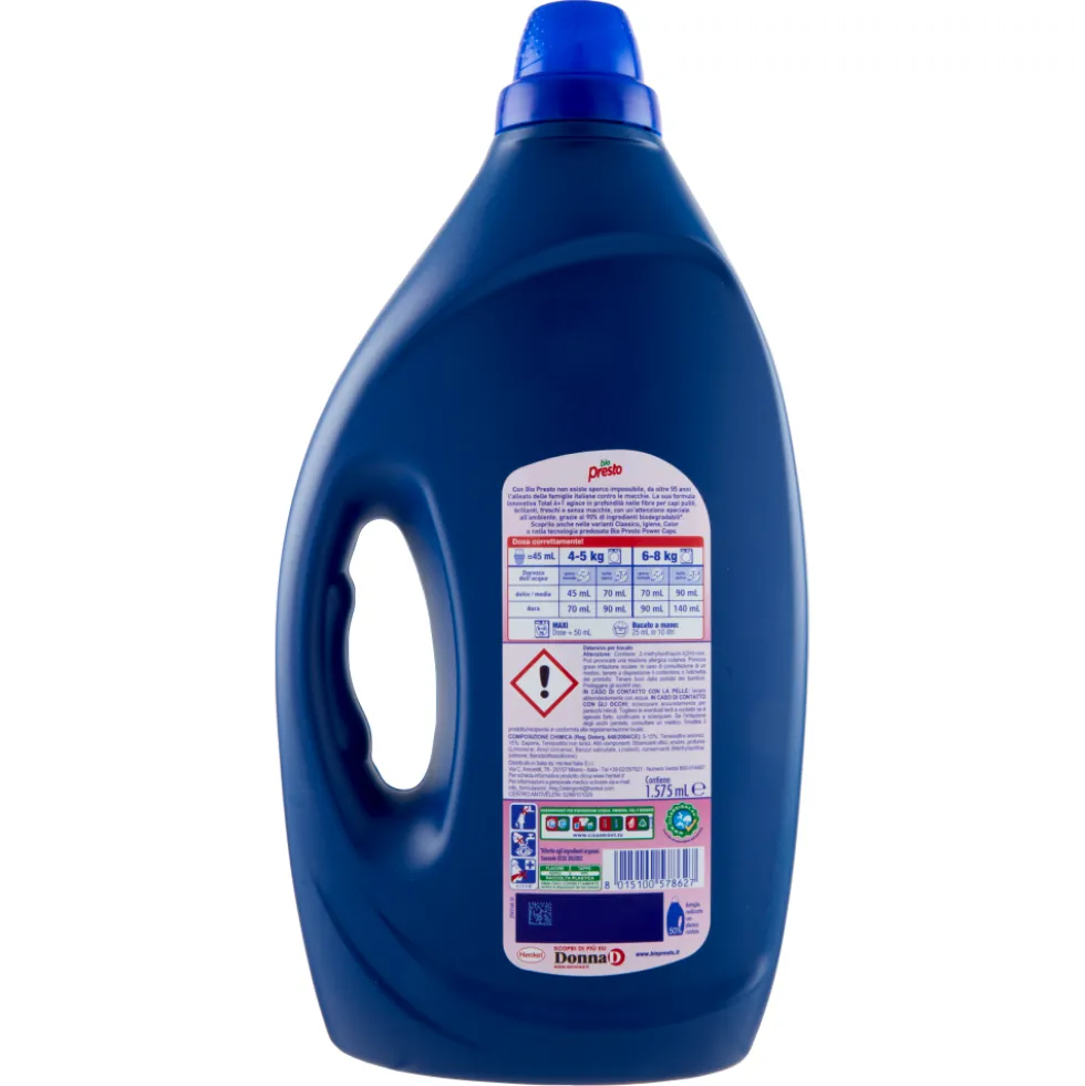 Bio Presto Liquido Freschezza Floreale 35 Lavaggi 1.575 ml