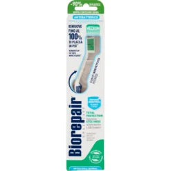 Biorepair Curve Total Protection Spazzolino Setole Medie Antibatterico