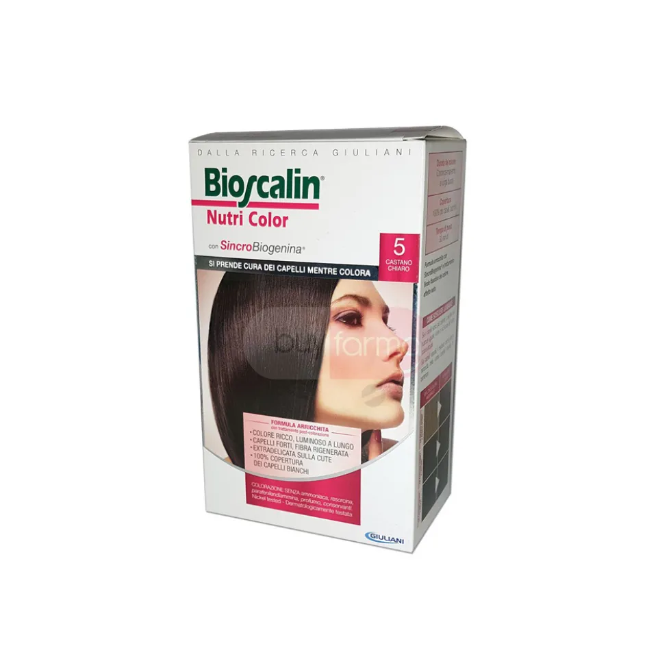 Bioscalin Nutri Color Colorazione Permanente Castano Chiaro N.5