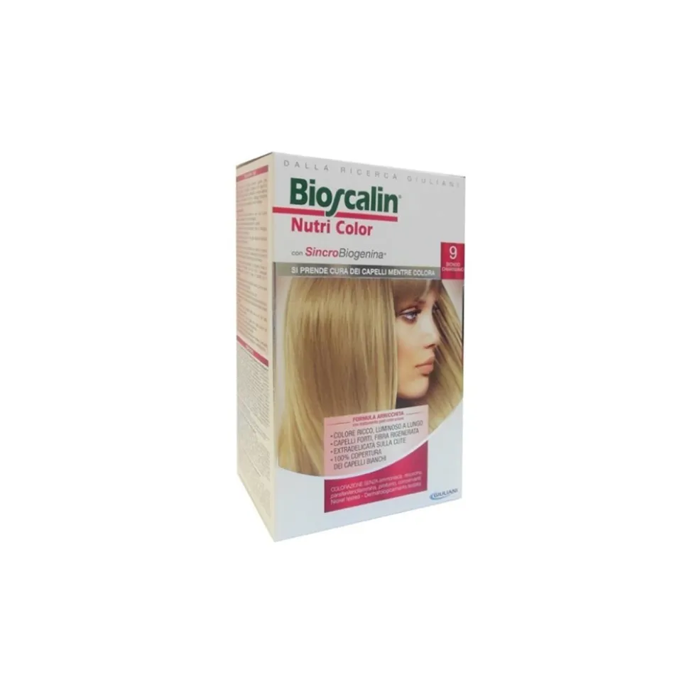 Bioscalin Nutri Color Colorazione Permanente Biondo Chiarissimo N.9