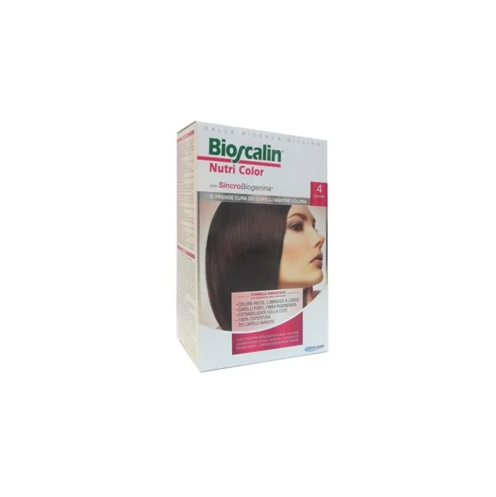Bioscalin Nutri Color Colorazione Permanente Castano N.4