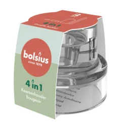 Bolsius Accessorio in vetro 4in1 trasparente