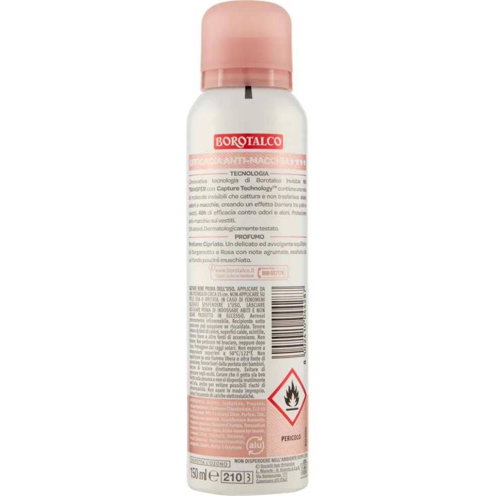 Borotalco Deo Invisible Spray Cipriato 150ml