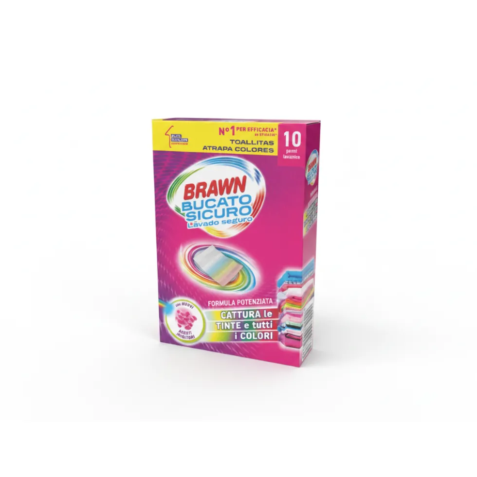 Brawn Bucato Sicuro Cattura Colore 10 Foglietti