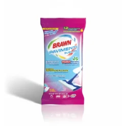 Brawn Pavimenti Panni Umidificati Igienizzanti 12 Pezzi