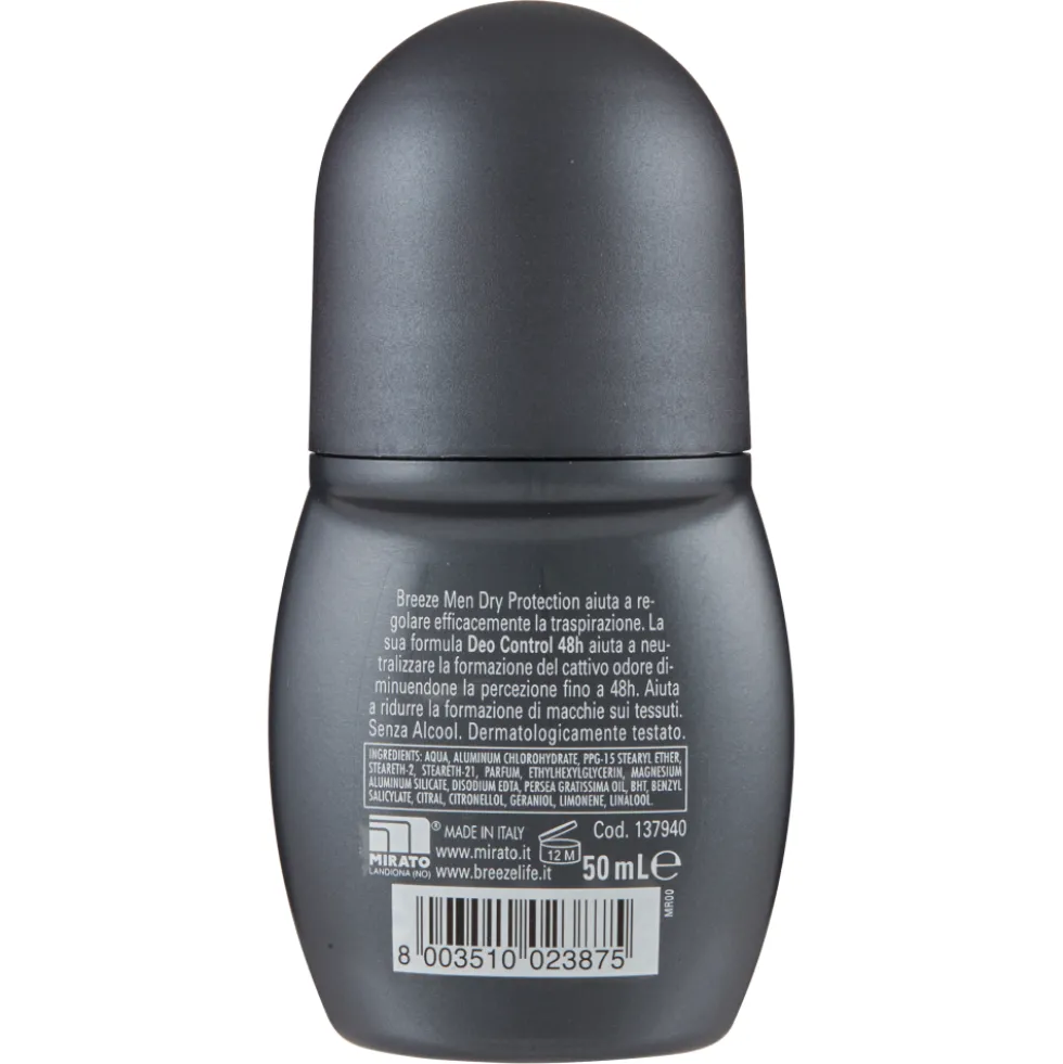 Breeze Men Dry Protect Deodorante Roll-on 50 ml