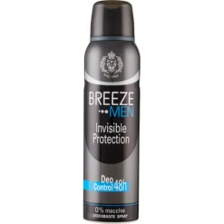 Breeze Men Invisible Protection Deodorante Spray 150ml
