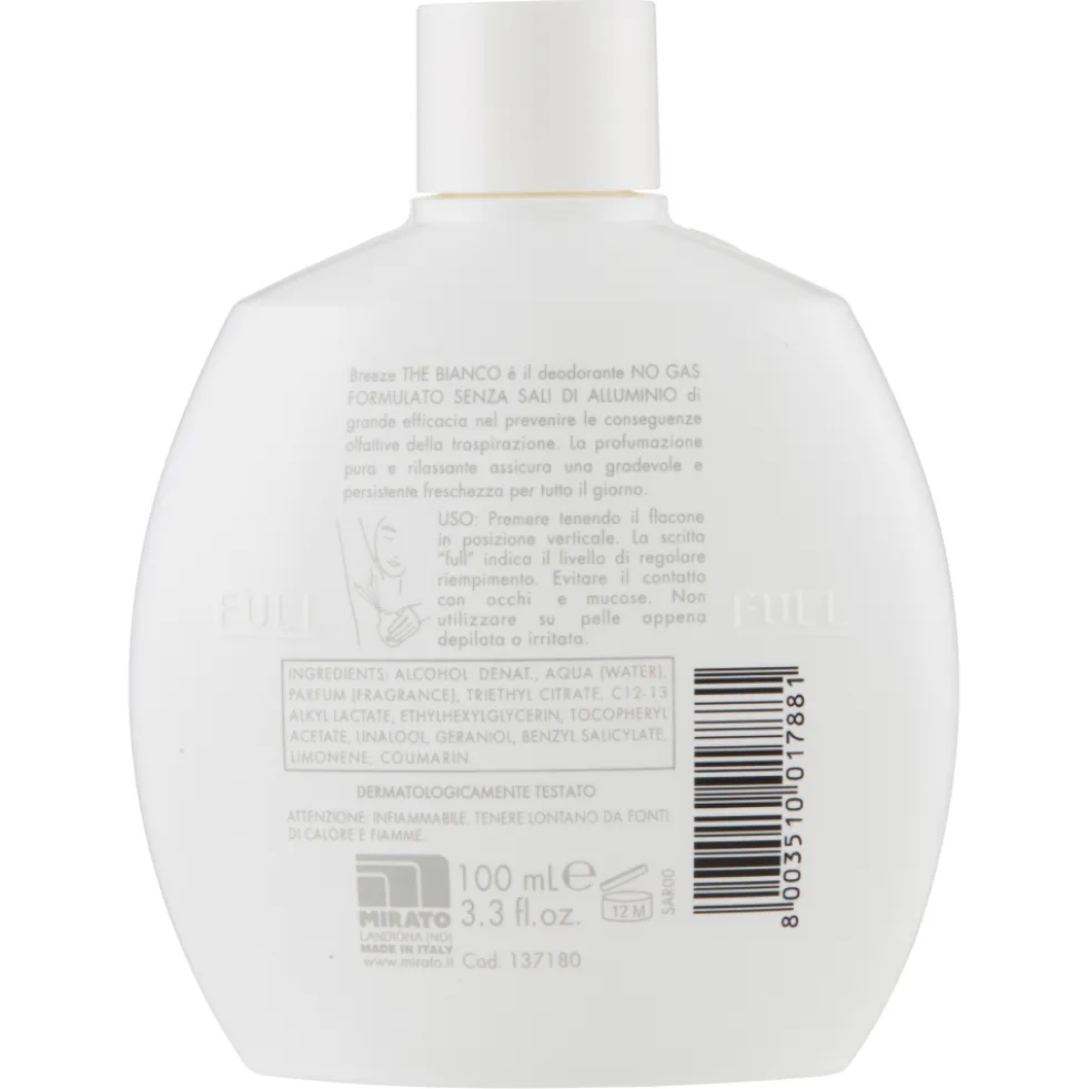 Breeze The Bianco Deodorante Squeeze 100 ml