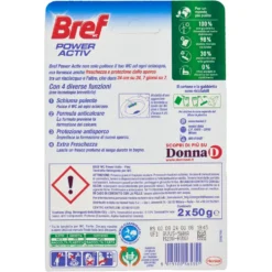 Bref Power Active 2 Tavolette - Profumazione Assortita