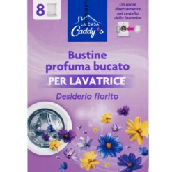 Caddy's Bustine Profuma Bucato Desiderio Fiorito 8 Pezzi