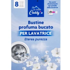 Caddy's Bustine Profuma Bucato Eterea Purezza 8 Pezzi
