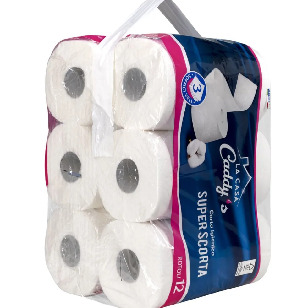 Caddy's Carta Igienica 12 Rotoli