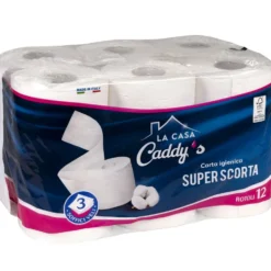 Caddy's Carta Igienica 12 Rotoli