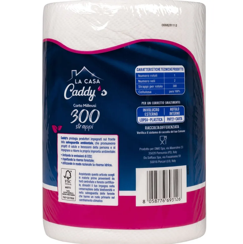 Caddy's Carta Milleusi 300 Strappi