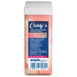 Caddy's Cera Depilatoria Roll-On Biossido di Titanio & Olio di Mandorle 100 ml