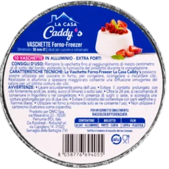 Caddy's Contenitore Alluminio senza Coperchio 10 Pezzi