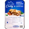 Caddy's Contenitore Alluminio con Coperchio 6 Porzioni 2 Pezzi
