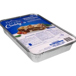 Caddy's Contenitore Alluminio con Coperchio 6 Porzioni 2 Pezzi