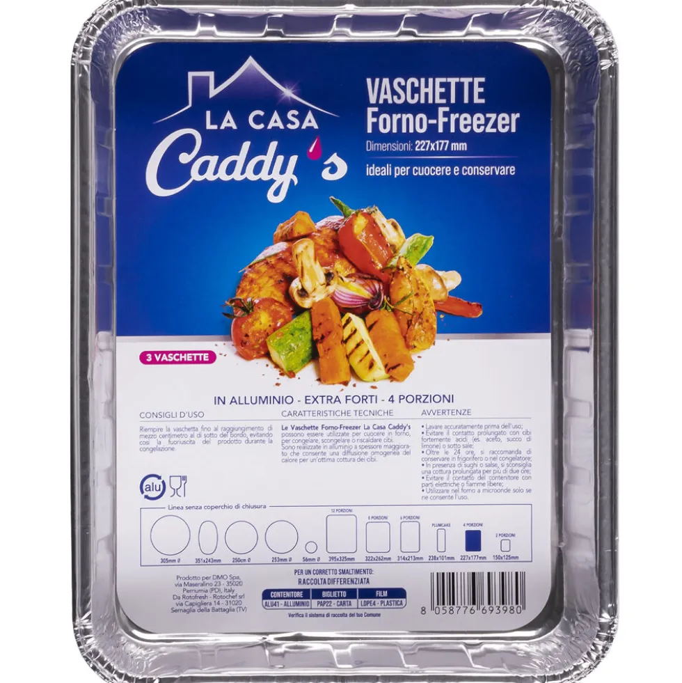 Caddy's Forno-Freezer 227x177 mm 3 Vaschette