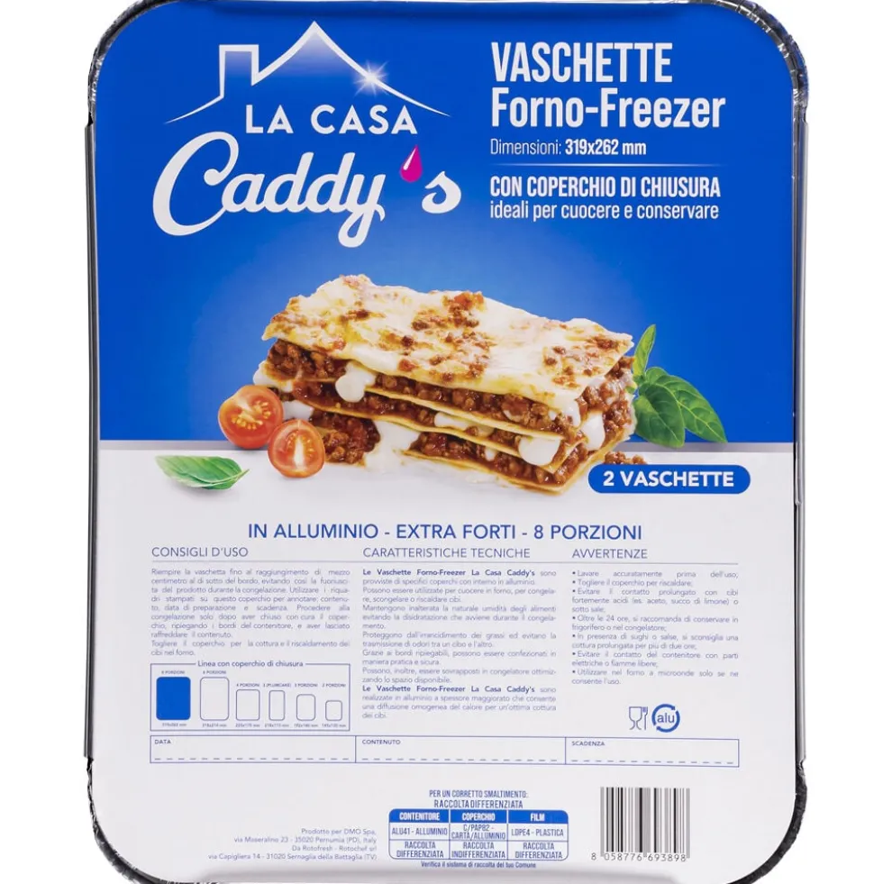 Caddy's Forno-Freezer 319x262 mm 2 Vaschette con Coperchio