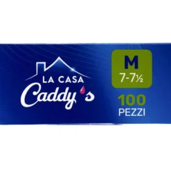 Caddy's Guanti Monouso in Lattice Taglia M 100 Pezzi