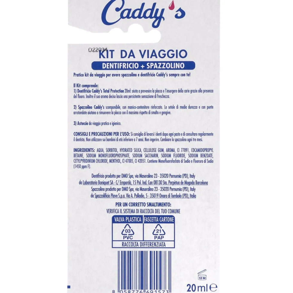 Caddy's Kit da Viaggio