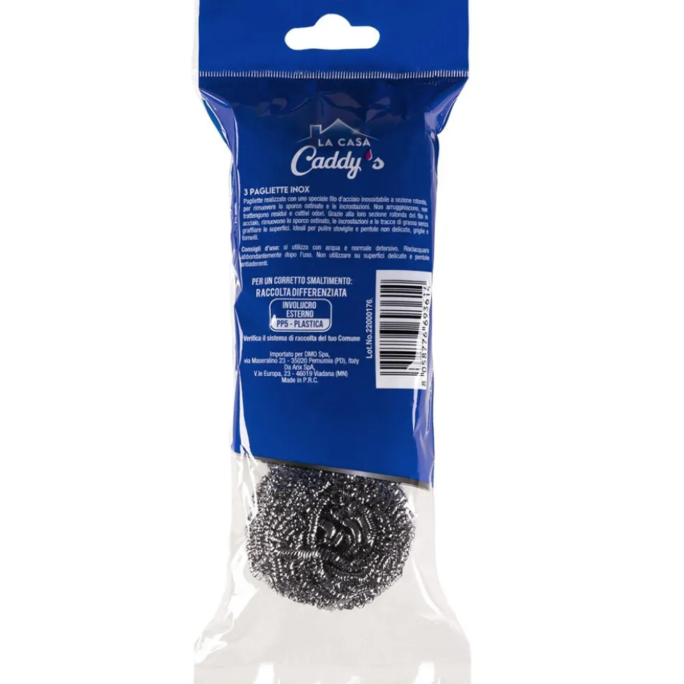Caddy's Pagliette Inox 3 Pezzi