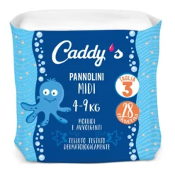 Caddy's Pannolini Midi (4-9 Kg) 28 Pezzi