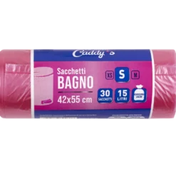 Caddy's Sacchetti Bagno S Rosa 42x55 30 Pezzi