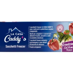 Caddy's Sacchetti Freezer Grandi 35X50 10 Pezzi