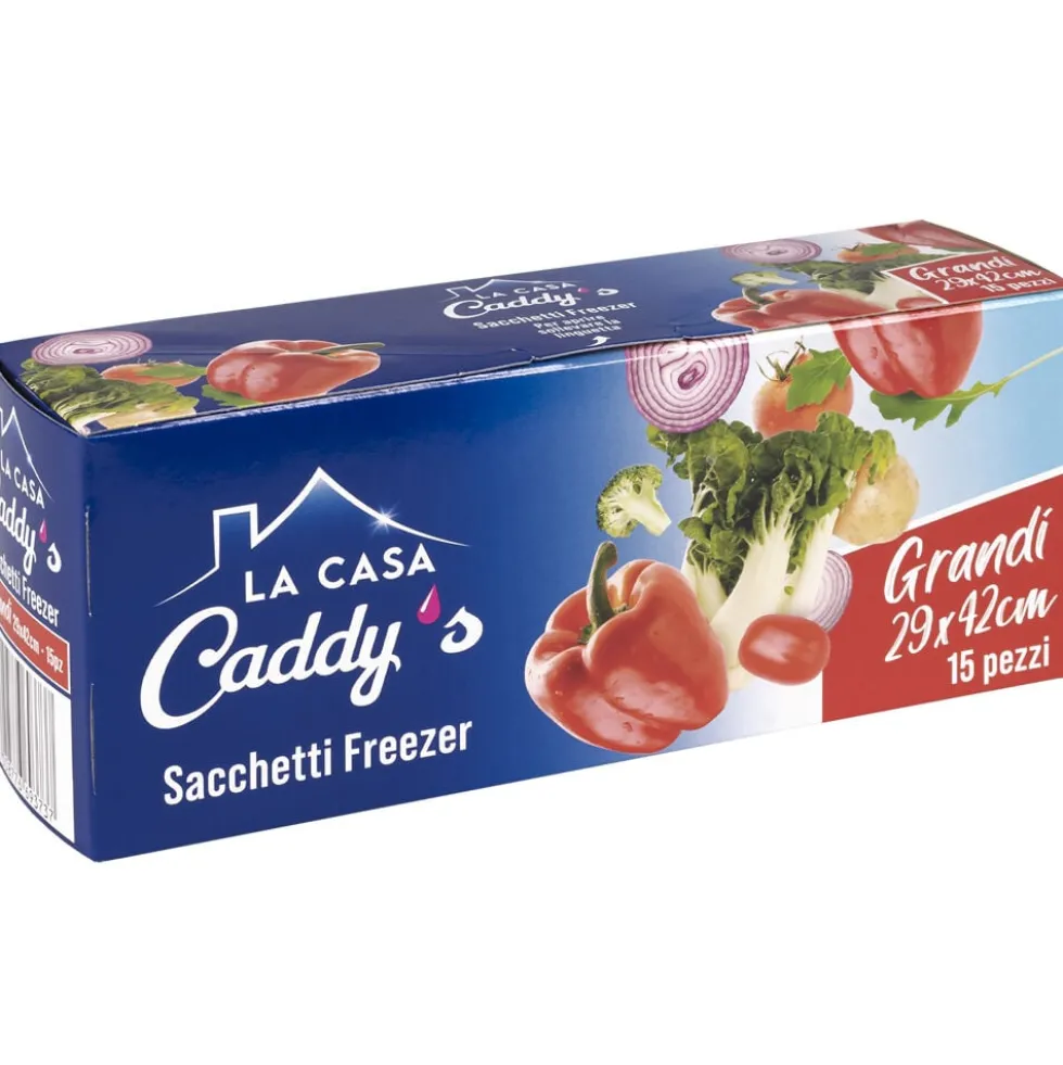 Caddy's Sacchetti Freezer Grandi 29X42 15 Pezzi