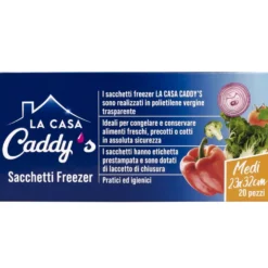 Caddy's Sacchetti Freezer Medi 23X32 20 Pezzi