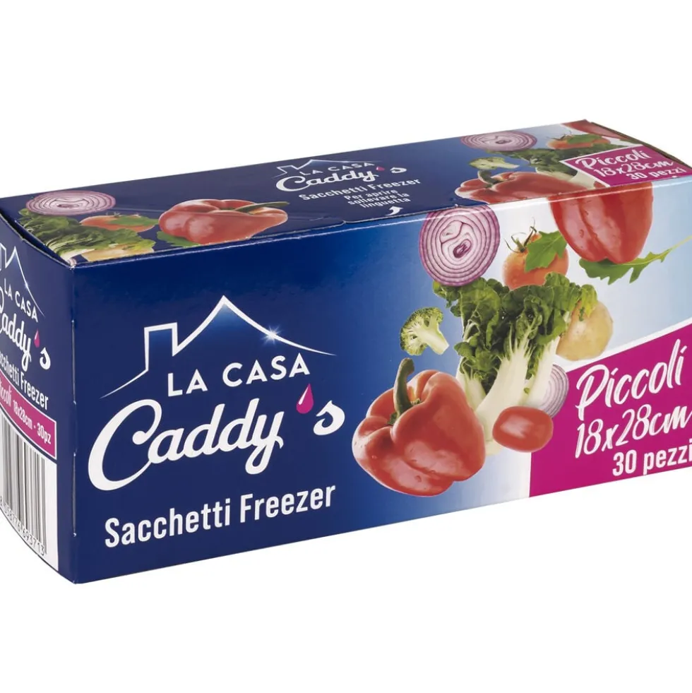 Caddy's Sacchetti Freezer Piccoli 18x28 30 Pezzi