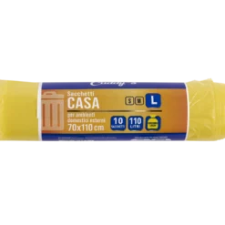 Caddy's Sacchetti L Giallo 70x110 10 Pezzi