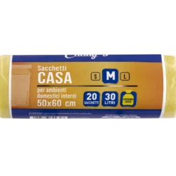 Caddy's Sacchetti M Giallo 50x60 20 Pezzi