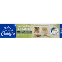 Caddy's Sacchi Alimenti Doppia Zip S