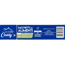Caddy's Sacchi Alimenti Doppia Zip S