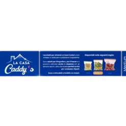 Caddy's Sacchi Alimenti Doppia Zip M