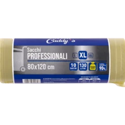 Caddy's Sacchi XL Giallo 80x120 10 Pezzi