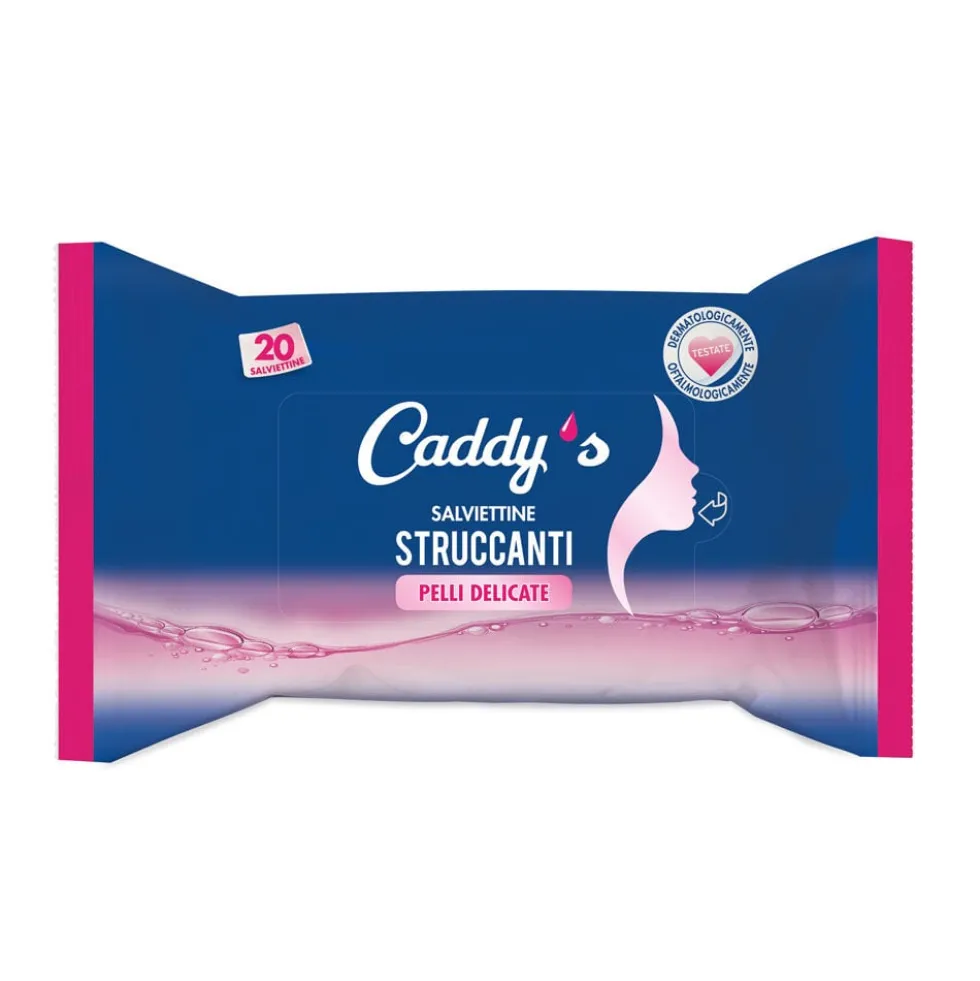 Caddy's Salviette Struccanti Pelli Delicate 20 Pezzi