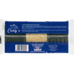 Caddy's Spugne Abrasive in Cellulosa 3 Pezzi