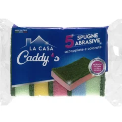Caddy's Spugne Abrasive 5 Pezzi