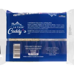 Caddy's Spugne in Cellulosa Antigraffio 2 Pezzi