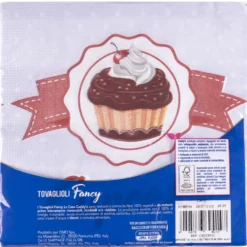 Caddy's Tovaglioli 33x33 Cupcake 40 Pezzi