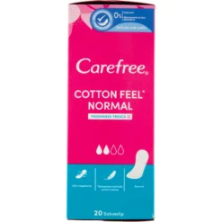 Carefree Cotton Feel Normal Fragranza Fresca 20 Salvaslip