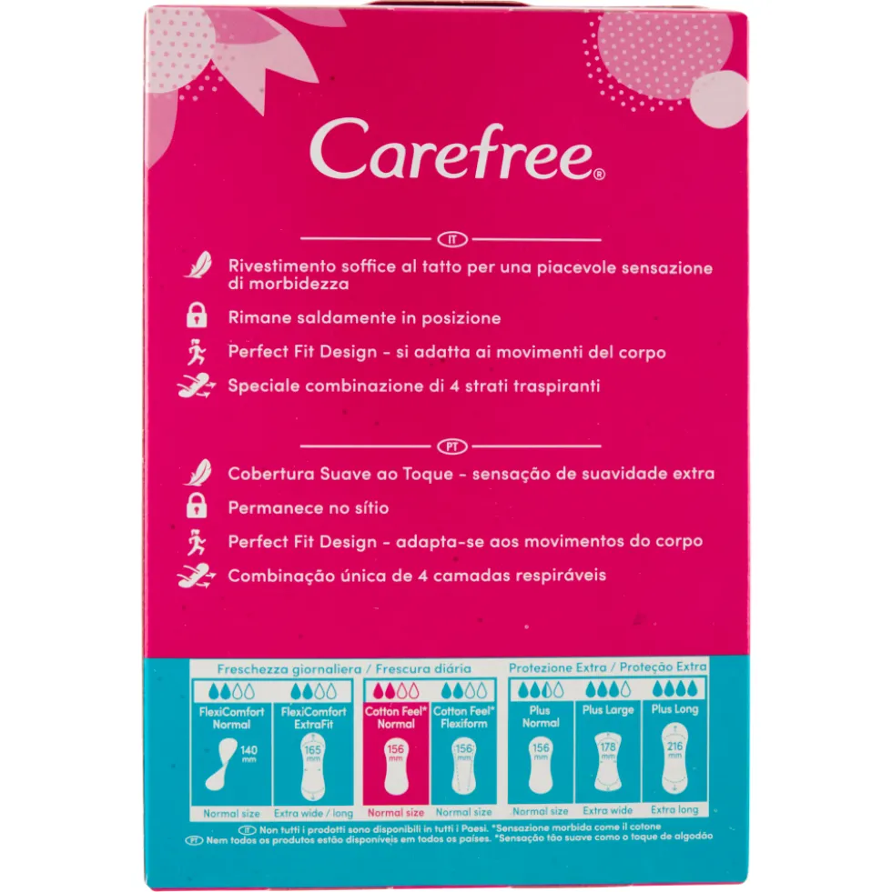 Carefree Cotton Feel Normal Senza Profumo 44 Salvaslip