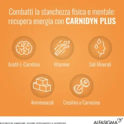 Carnidyn Plus per Stanchezza 18 Compresse Masticabili