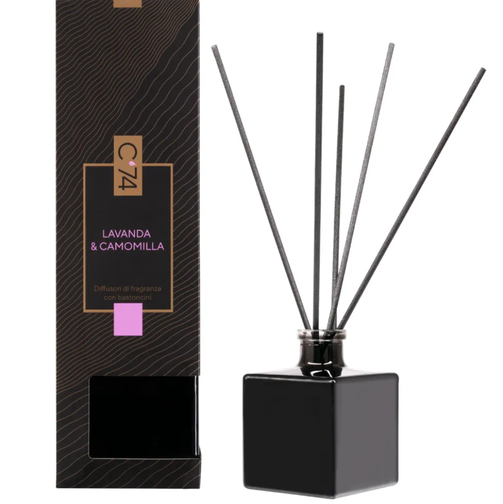 C'74 Diffusori di Fragranza con Bastoncini Lavanda & Camomilla 200 ml