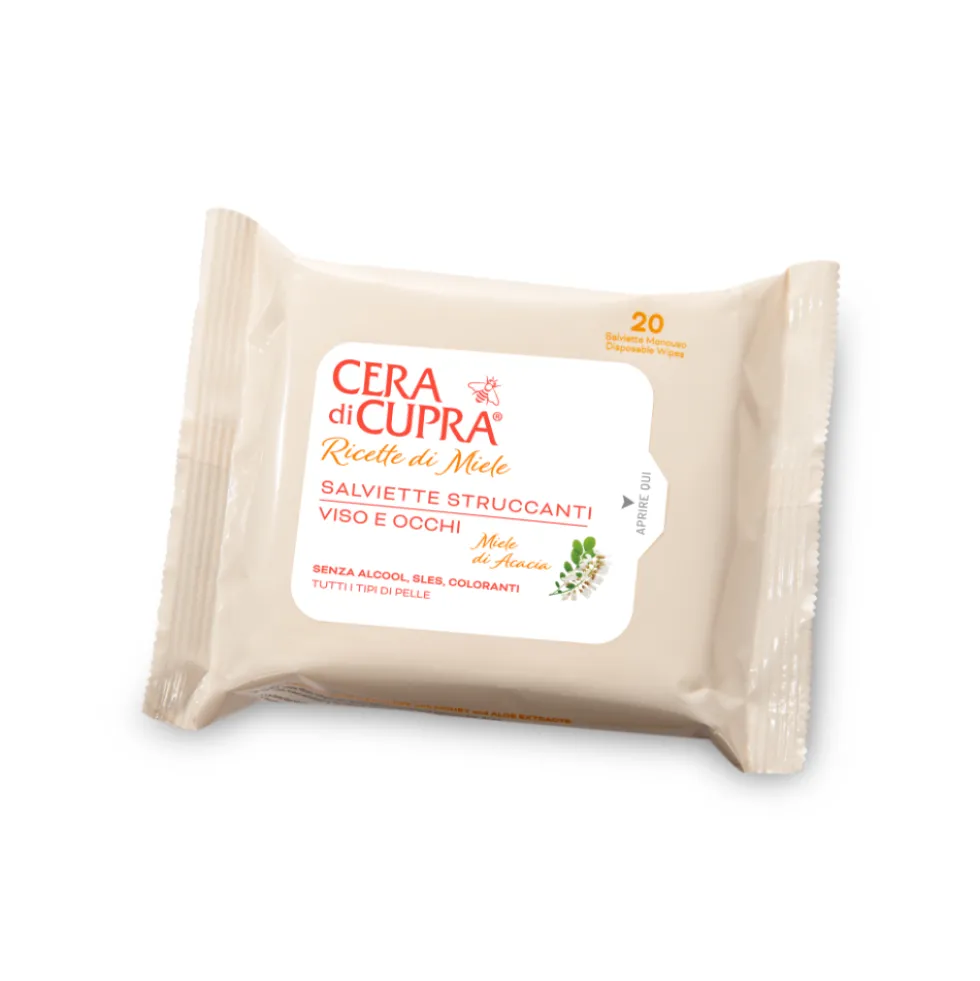 Cera di Cupra Salviette Struccanti 20 Pezzi