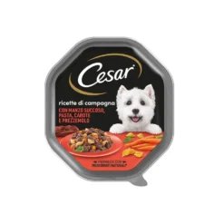 Cesar Ricette di Campagna Manzo, Pasta e Carote 150 g